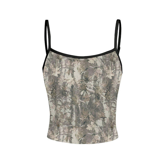 Sexy camisole top women's retro color small vest for women's inner wear