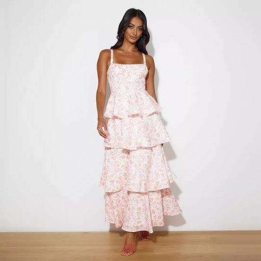 Butterfly knot floral dress